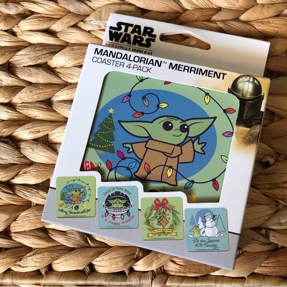 Star Wars: The Mandalorian: Merriment Coaster 4-pack